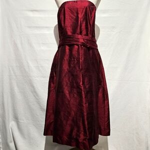 Siri Strapless Rayon & Silk Cocktail Dress Sz 20